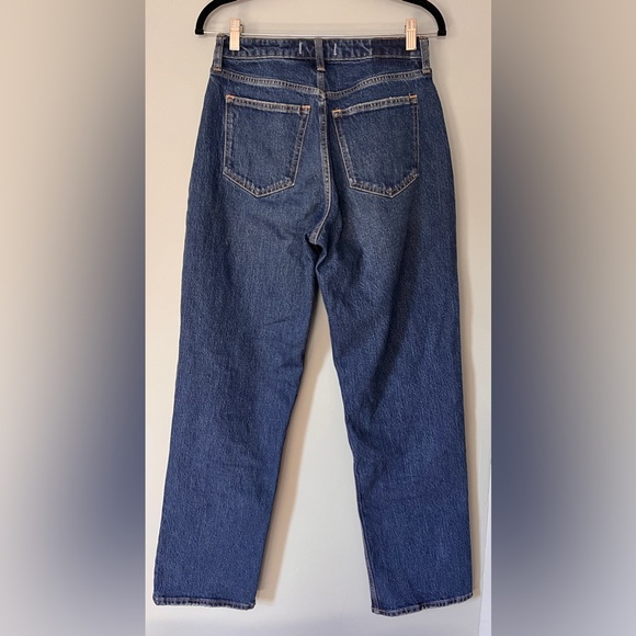 Abercrombie Curve Love High Rise Vintage Straight Mid Wash Jean Size 4/27 long - Picture 10 of 11
